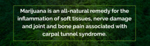 Η ιατρική χρήση της Κάνναβης και το Σύνδρομο Καρπιαίου Σωλήνα